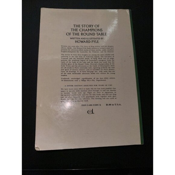 Dover Children's Classics The Story of the Champions of the Round Table by Pyle - Picture 4 of 6